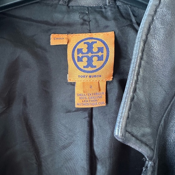 Tory Burch, Sergeant Pepper, distressed leather jacket - Picture 6 of 7